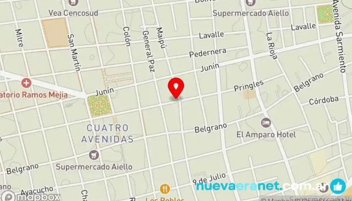mapa de MOTOFUN SAN LUIS Concesionario de motos, Tienda de repuestos para automóviles en San Luis