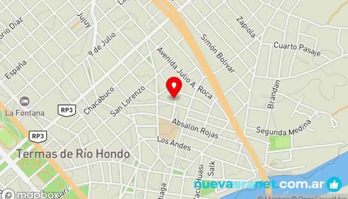 mapa de Motos Circulos Tienda de artículos para el hogar en Termas de Río Hondo