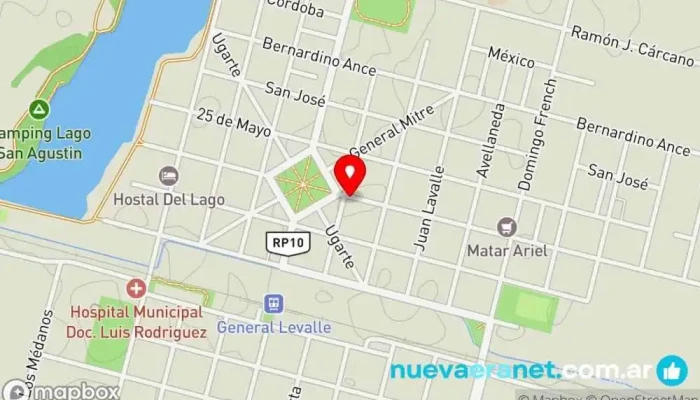 mapa de Multihogar S.A. Tienda de artículos para el hogar, Tienda de electrodomésticos, Tienda de muebles en Gral. Levalle