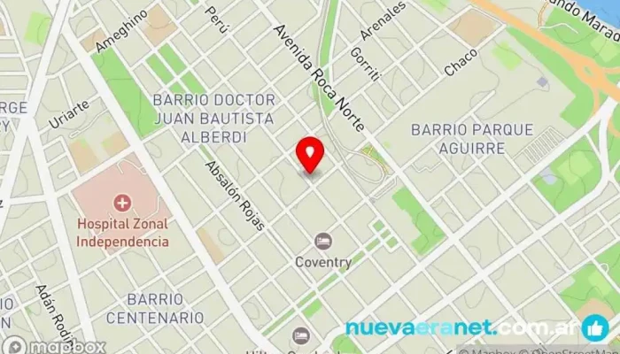 mapa de Mundo Ford Tienda de repuestos para automóviles en Santiago del Estero