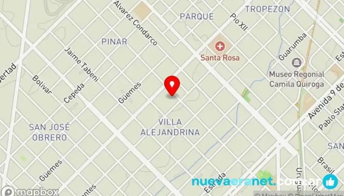 mapa de Nacho medina y lorena Encina Casa de subastas de ganado en Chajarí