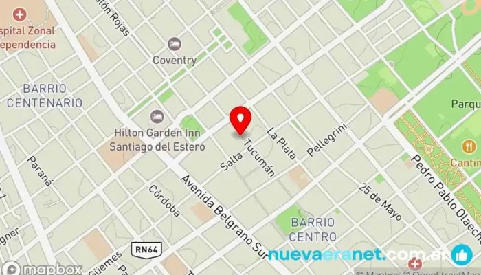 mapa de Naldo - Santiago del Estero Tienda de electrodomésticos en Santiago del Estero