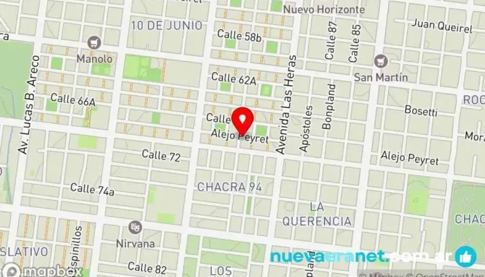 mapa de Ñande Pan Panadería en Posadas