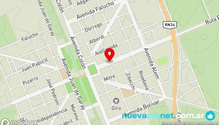 mapa de Negocio/Showroom/hogar Almacén en Hersilia