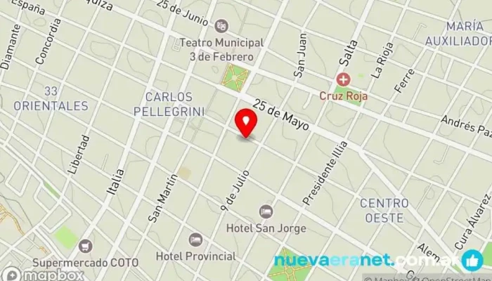 mapa de Ñiam Panadería en Paraná