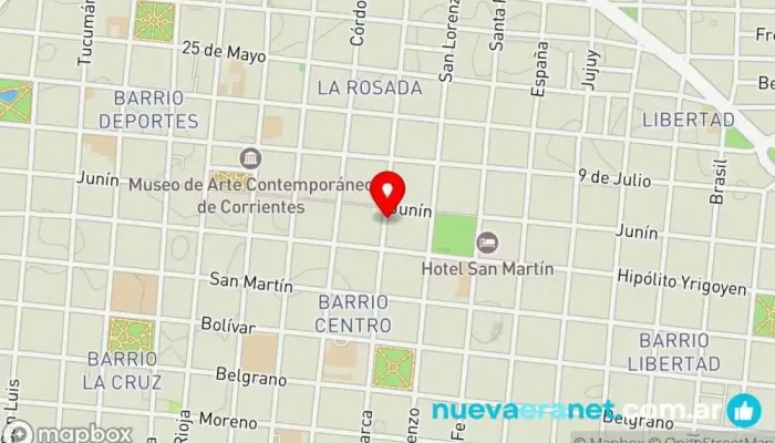 mapa de Nik Nak - Tienda / Casa Central Tienda de cubertería, Tienda de regalos, Tienda de artículos para el hogar en Corrientes