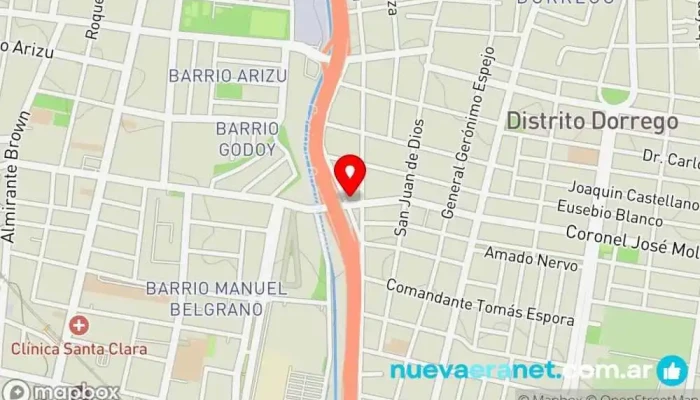 mapa de Nüss | Alto Dorrego Cafetería, Panadería, Restaurante de postres, Tienda de postres, Pastelería, Tienda de tartas, Pastelería especializada en tartas nupciales en Dorrego