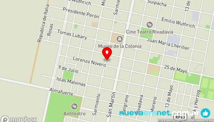 mapa de OK Panaderia Panadería en San Carlos Centro
