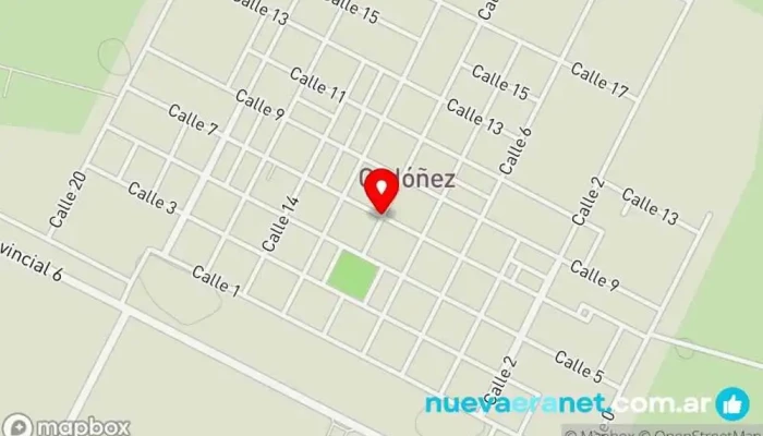 mapa de Ordoñez  en Ordoñez