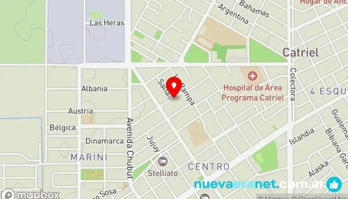 mapa de Osadía Minimarket Comercio en Catriel