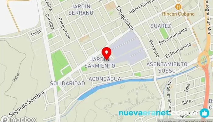 mapa de Pan, tortas y facturas caseras Panadería en Godoy Cruz