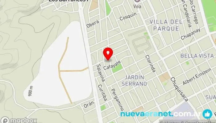 mapa de Pan y tortas caseras Panadería en Godoy Cruz