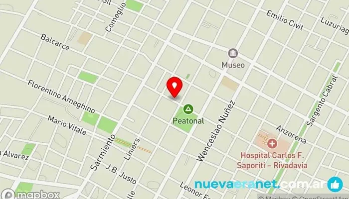mapa de Panadería - Pastelería 