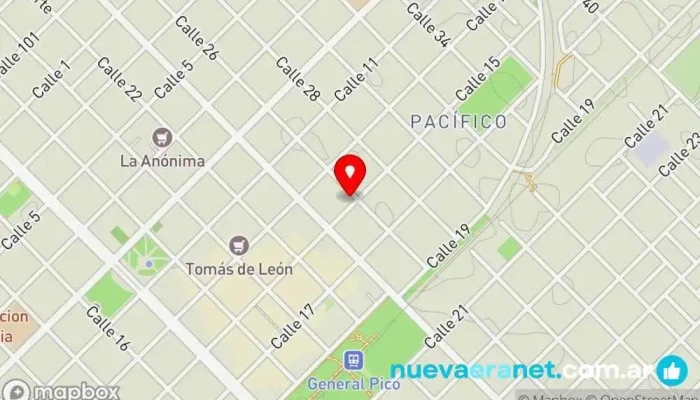 mapa de Panaderia Abuelo Francisco Panadería en Gral. Pico