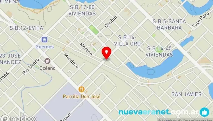 mapa de Panadería Acebal Panadería en Fontana