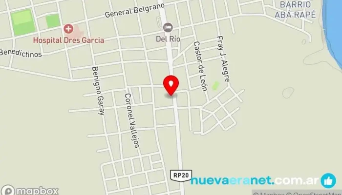 mapa de Panadería AGUIRRE Panadería en Itatí