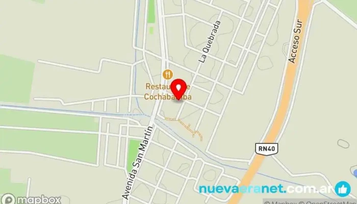 mapa de Panaderia Anabella Panadería en Luján de Cuyo