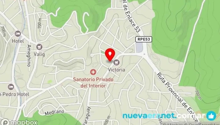 mapa de Panaderia Aquino Panadería en Río Ceballos