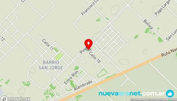 mapa de Panaderia Aromas Panadería en Ituzaingó