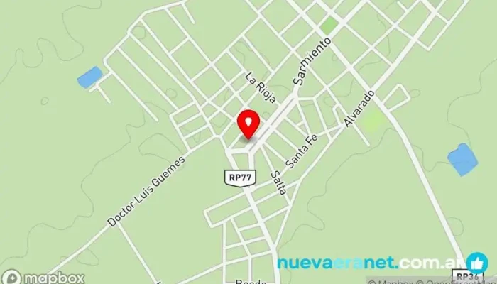 mapa de Panadería Artesanal 