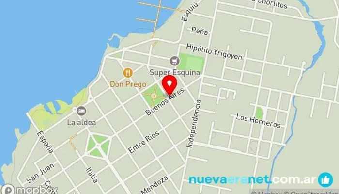 mapa de Panadería Artesanal Panadería en Miramar de Ansenuza