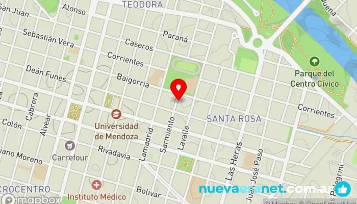 mapa de Panaderia Artesanal Stoll Panadería en Río Cuarto