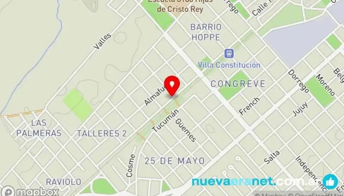 mapa de Panaderia Avellaneda Panadería en Villa Constitución