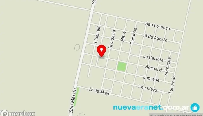 mapa de Panaderia Brisa (Sucursal) Panadería en San Carlos Nte.
