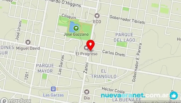 mapa de PANADERIA BUEN DIA !! Panadería en Paraná