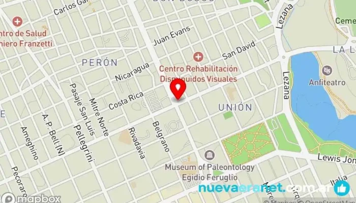 mapa de Panadería Camy Panadería en Trelew