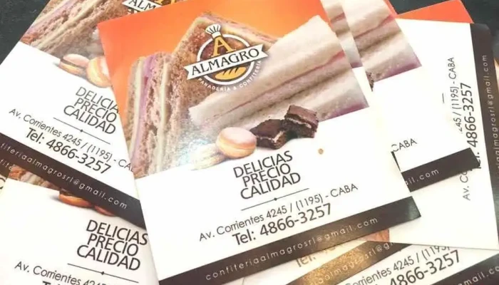 Panaderia Confiteria Almagro Carta - Cdad. Autónoma de Buenos Aires