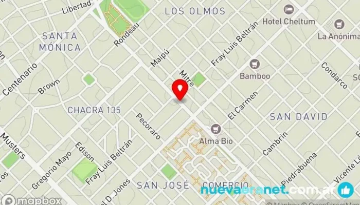 mapa de Panaderia & Confiteria la Fueguina Panadería, Servicio de catering, Bocatería en Trelew