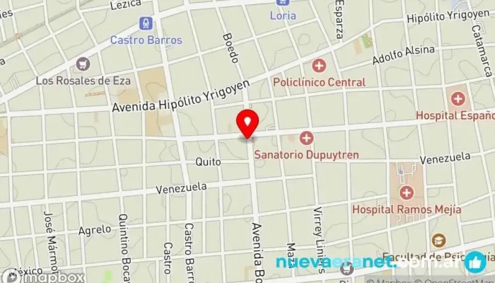 mapa de Panadería Confitería Los Ángeles Panadería en Cdad. Autónoma de Buenos Aires