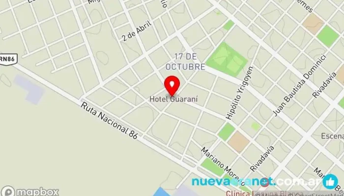 mapa de PANADERIA & CONFITERIA MAXI Panadería en Laguna Blanca