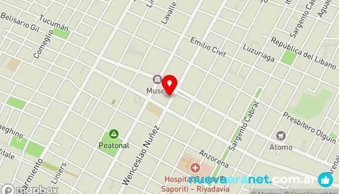 mapa de Panadería Don Aquilino Panadería en Rivadavia