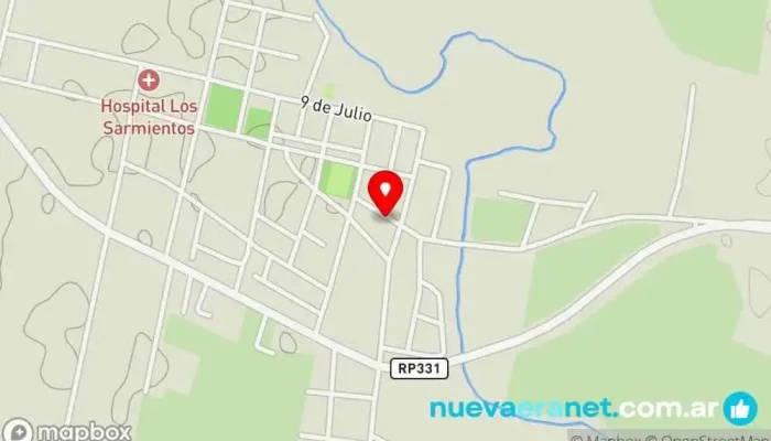 mapa de Panadería Don Carlos Panadería en Los Sarmientos
