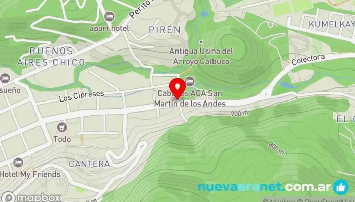 mapa de Panadería don giglietti Panadería en San Martín de los Andes