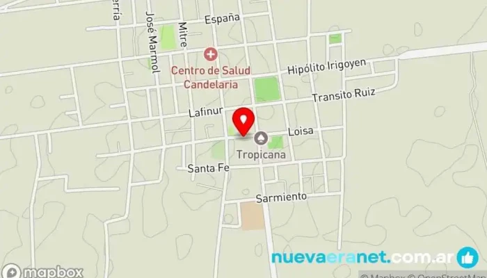 mapa de Panaderia Doña Escorsina Panadería en Candelaria