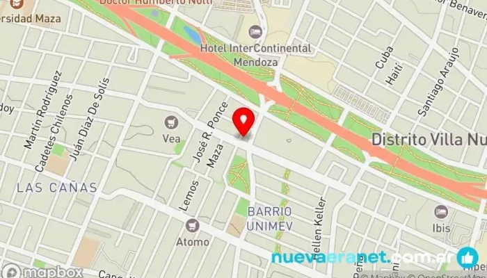 mapa de Panaderia Doña Estella Panadería en Guaymallén