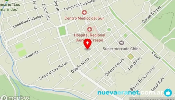 mapa de Panaderia Dulce Amparo Panadería en Cruz del Eje
