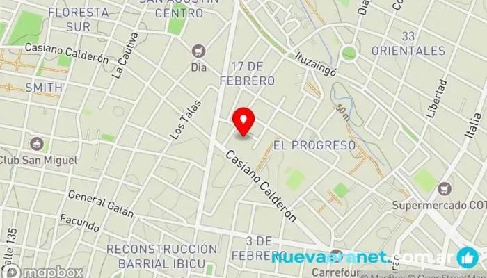 mapa de Panadería Dulce Paraíso Parana Panadería en Paraná