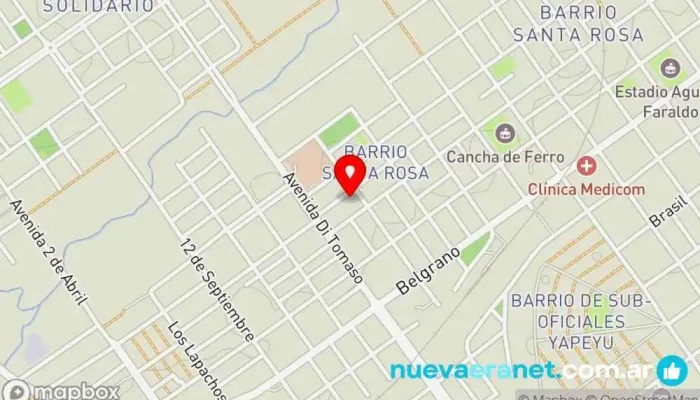 mapa de Panadería '' El Maestro '' Panadería en Paso de los Libres