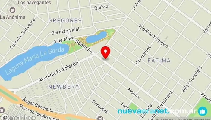mapa de Panadería Fantasia Panadería en Río Gallegos