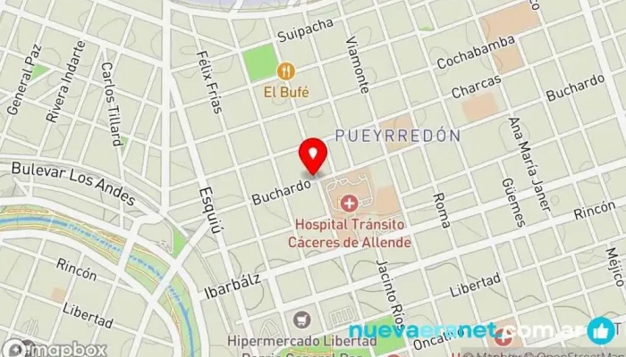 mapa de PANADERIA FENIX – cafeteria Panadería en Córdoba