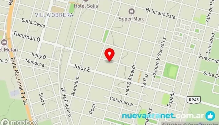 mapa de PANADERÍA GABRIELA Panadería en Metán