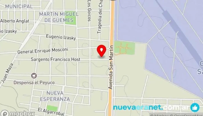 mapa de Panaderia Hermanos Bravo Panadería en Malargüe