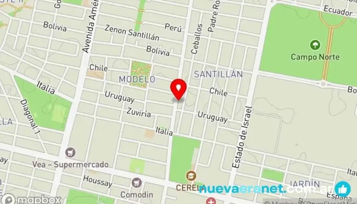 mapa de Panaderia Hugo Panadería en San Miguel de Tucumán