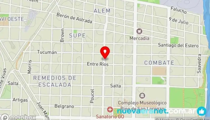mapa de Panadería IMPERIAL Panadería en San Lorenzo