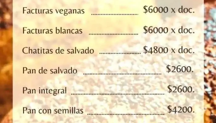 Panaderia Integral Carta - San Rafael