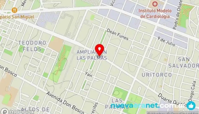 mapa de Panadería La 1916 Panadería en Córdoba
